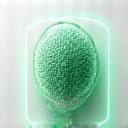 Scudo e cellule immunitarie stilizzate, simboleggiando la difesa e il rafforzamento delle difese immunitarie.